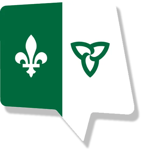Drapeau franco-ontarien.